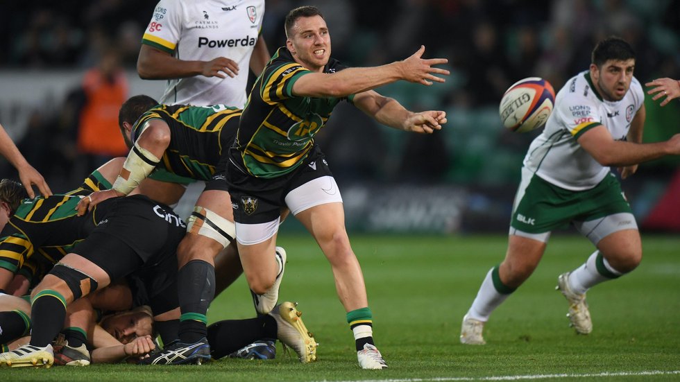 Northampton Saints' Tom James during the 2021/22 season.