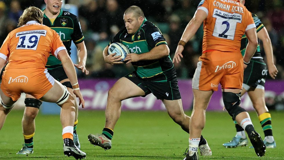 Northampton Saints’ Elliot Millar Mills during the 2024/25 season.