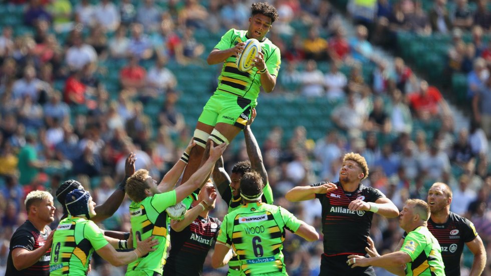 Northampton Saints' Lewis Ludlam during the 2017/18 season.